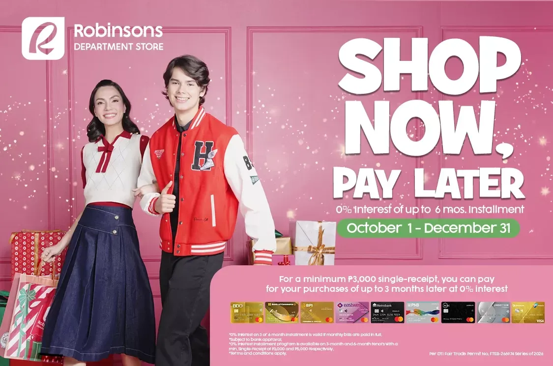 Promotional image for Holiday Shop Now, Pay Later 2026